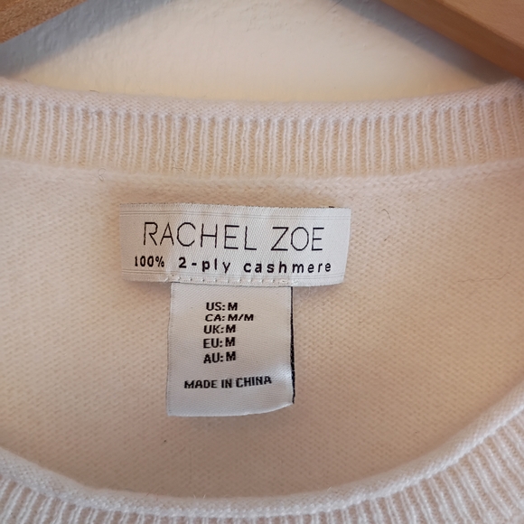 Rachel Zoe Cashmere Crew Neck Sweater - Picture 2 of 2